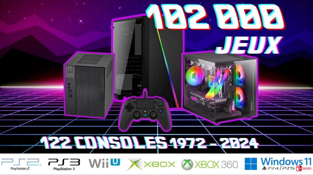 Console Retrobox 16 Gold – 102 000 Jeux Inclus